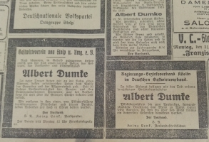 Albert Dumke (1872 - 1932)