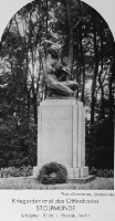 Przedwojenne niemieckie zdjęcie pomnika 