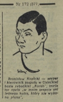 Portret szypra Bronisława Kopickiego jako przodownika pracy z 1954 roku