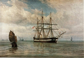 Rzekoma blokada portu w Ustce przez flotę duńską w 1864 roku